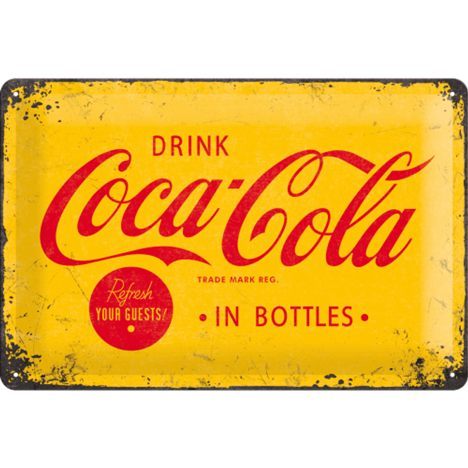 Hovedbilde Coca-Cola Yellow 1930/1940 ...