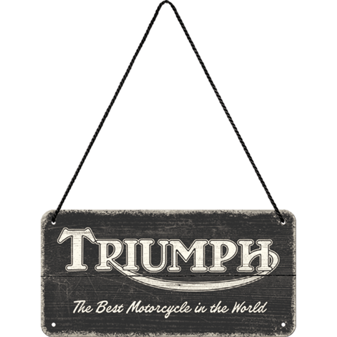 Hovedbilde Triumph Logo Black Wood