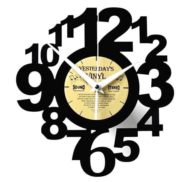 Hovedbilde Numbers Vinylklokke