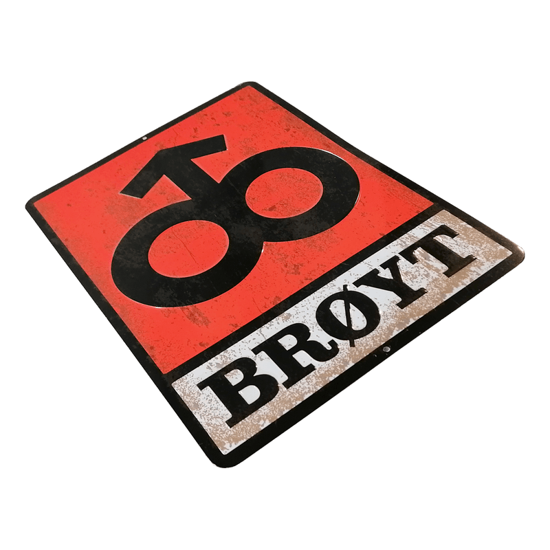 Brøyt Logo Vintage A4
